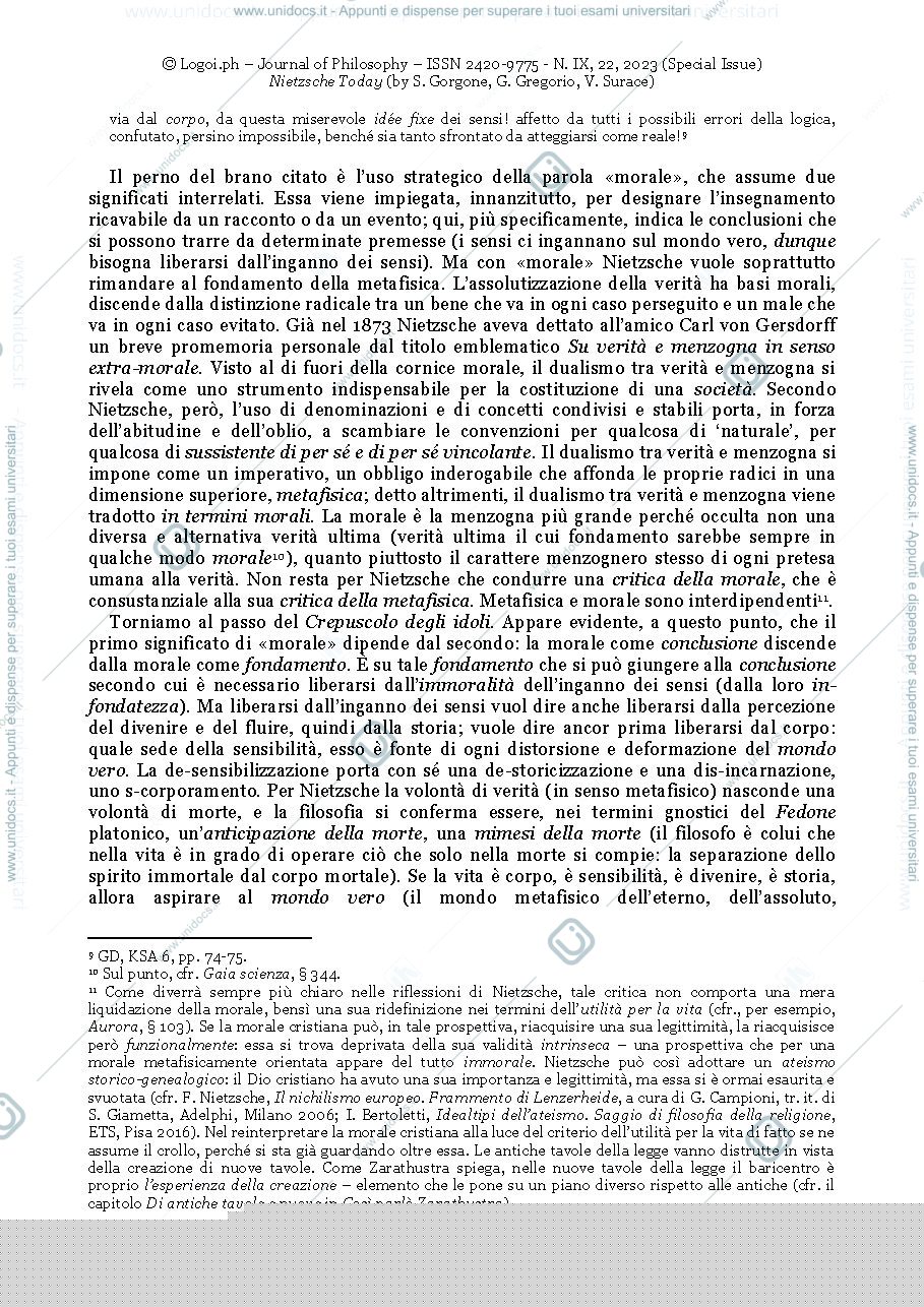 Anteprima pagina 3 — Francesco Cattaneo, Sul pathos della conoscenza. Nietzsche e la saggezza tragica