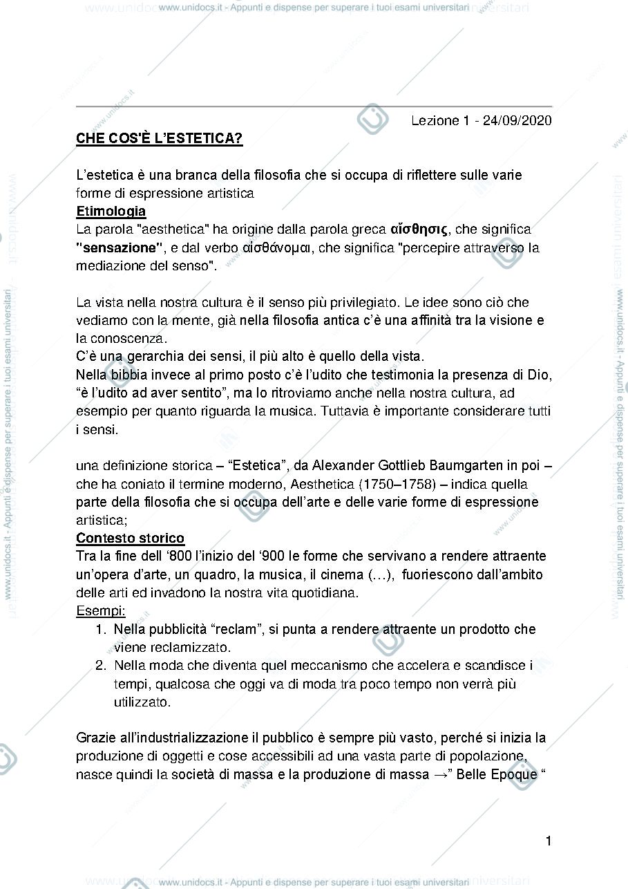 Anteprima pagina 1 — estetica