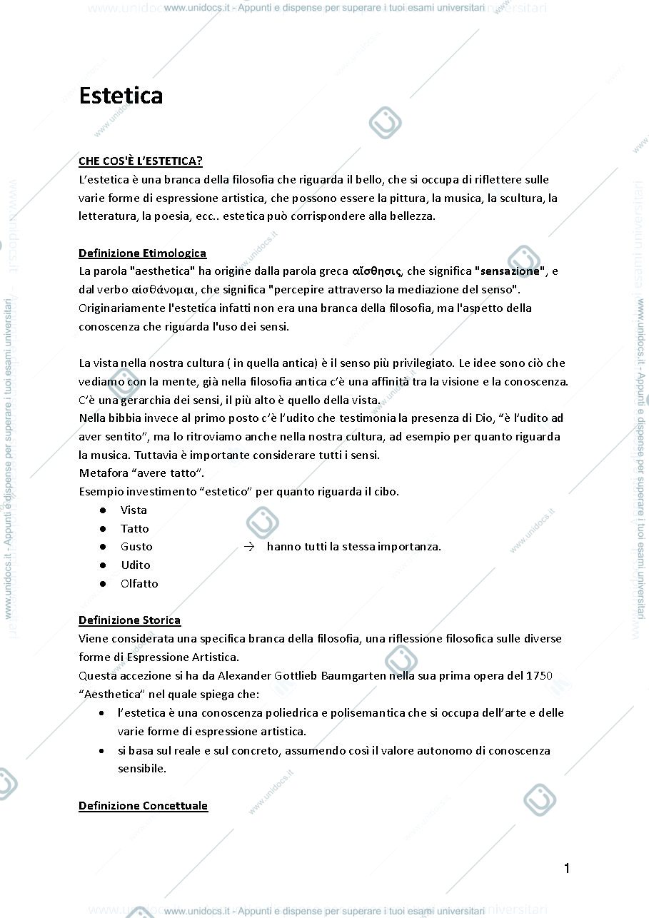 Anteprima pagina 1 — Estetica