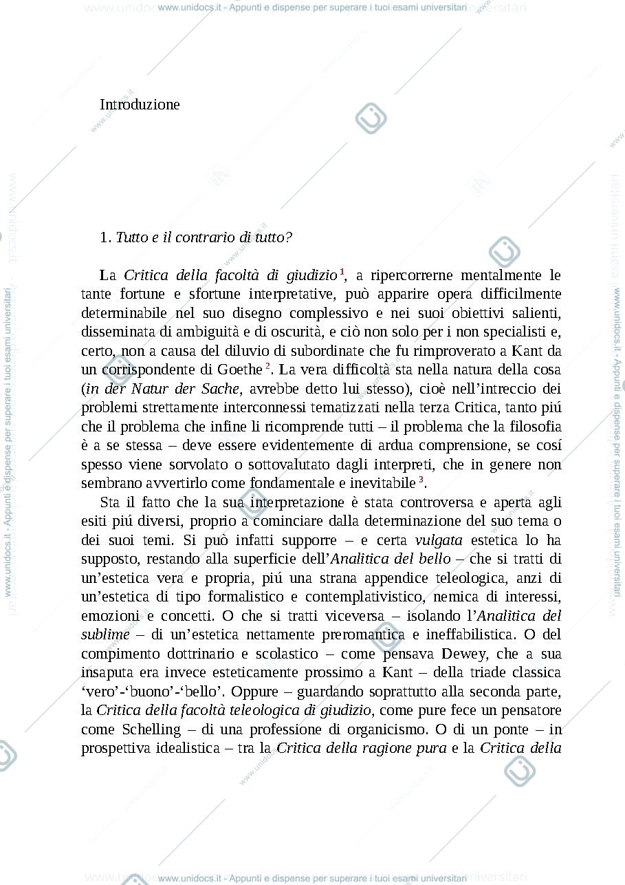 Anteprima pagina 5 — Critica della facoltà di giudizio