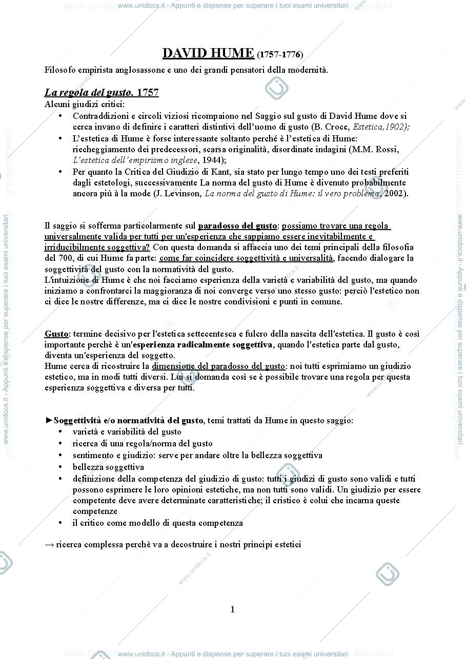 Anteprima pagina 1 — David Hume