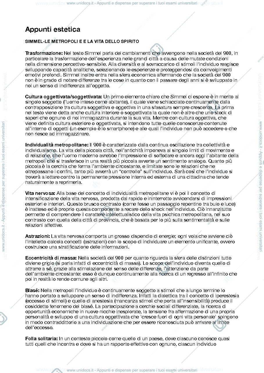 Anteprima pagina 1 — Appunti Corso Andrea Borsari