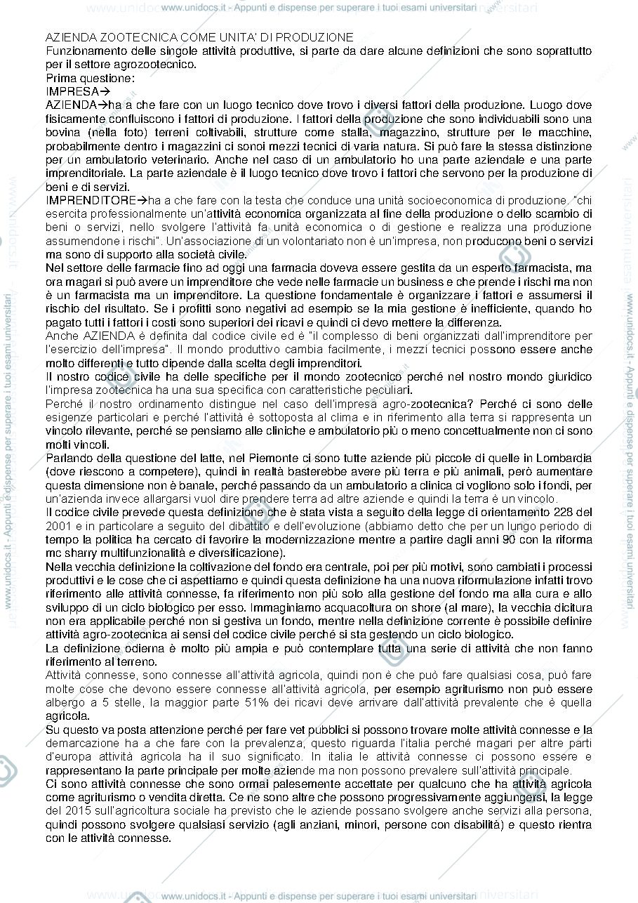 Anteprima pagina 1 — principi di economia agricola