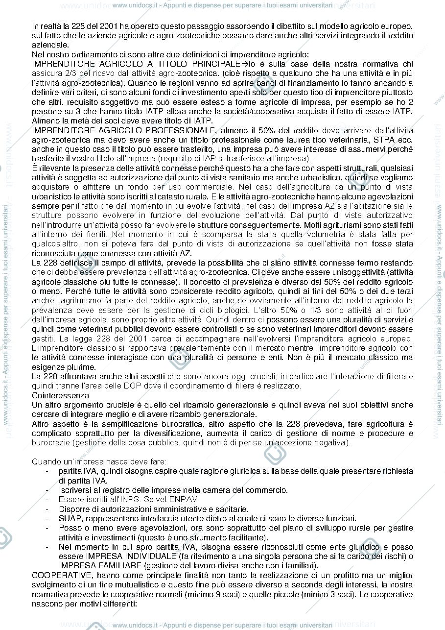 Anteprima pagina 2 — principi di economia agricola