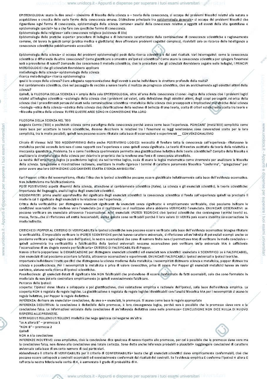 Anteprima pagina 1 — etica e bioetica e filosofia della scienza