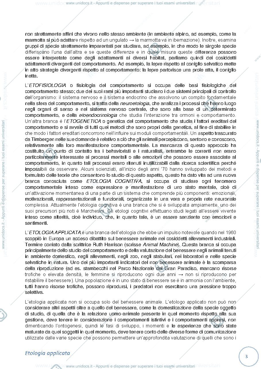 Anteprima pagina 3 — ETOLOGIA APPLICATA - MACCHI