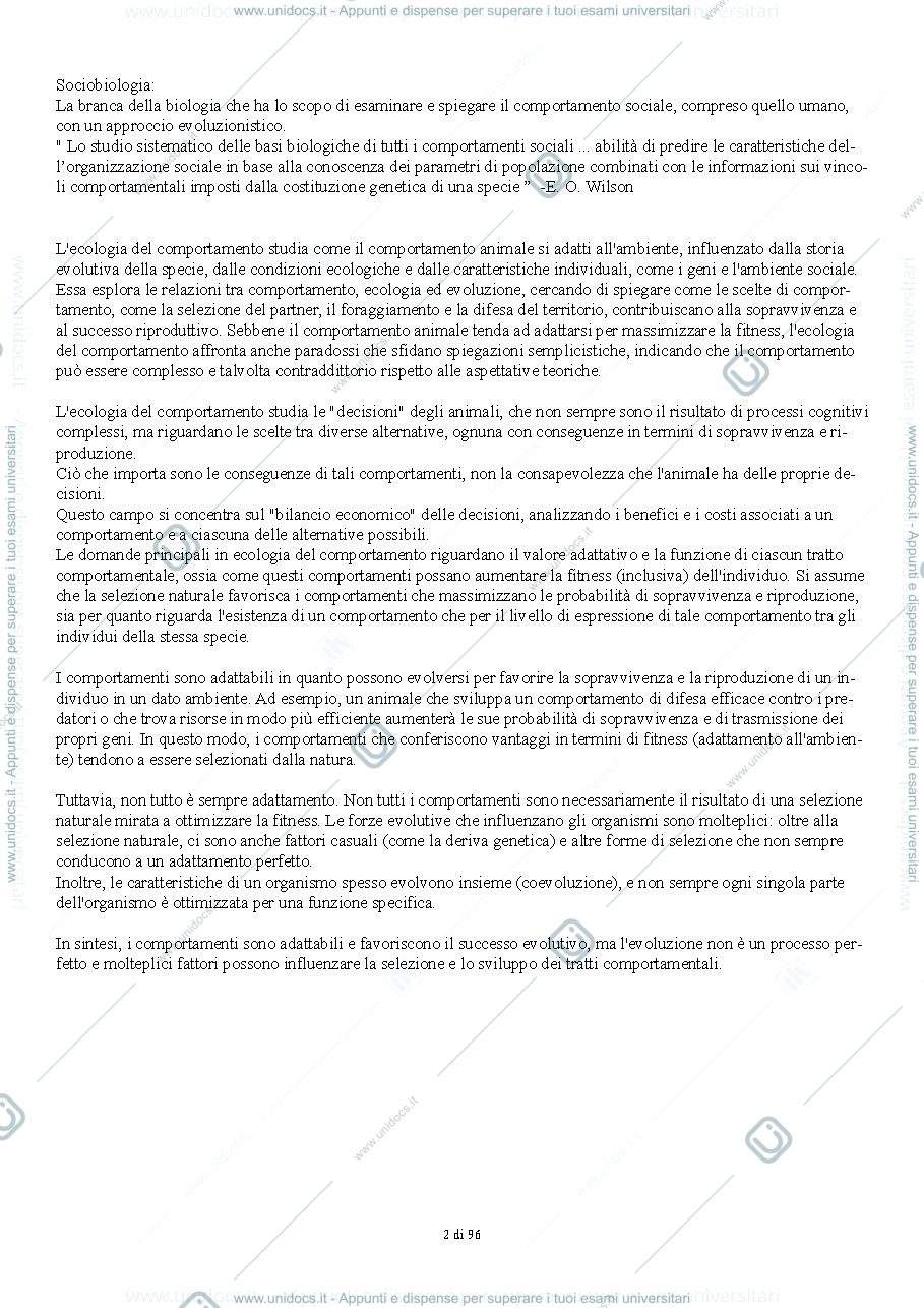 Anteprima pagina 2 — ETOLOGIA