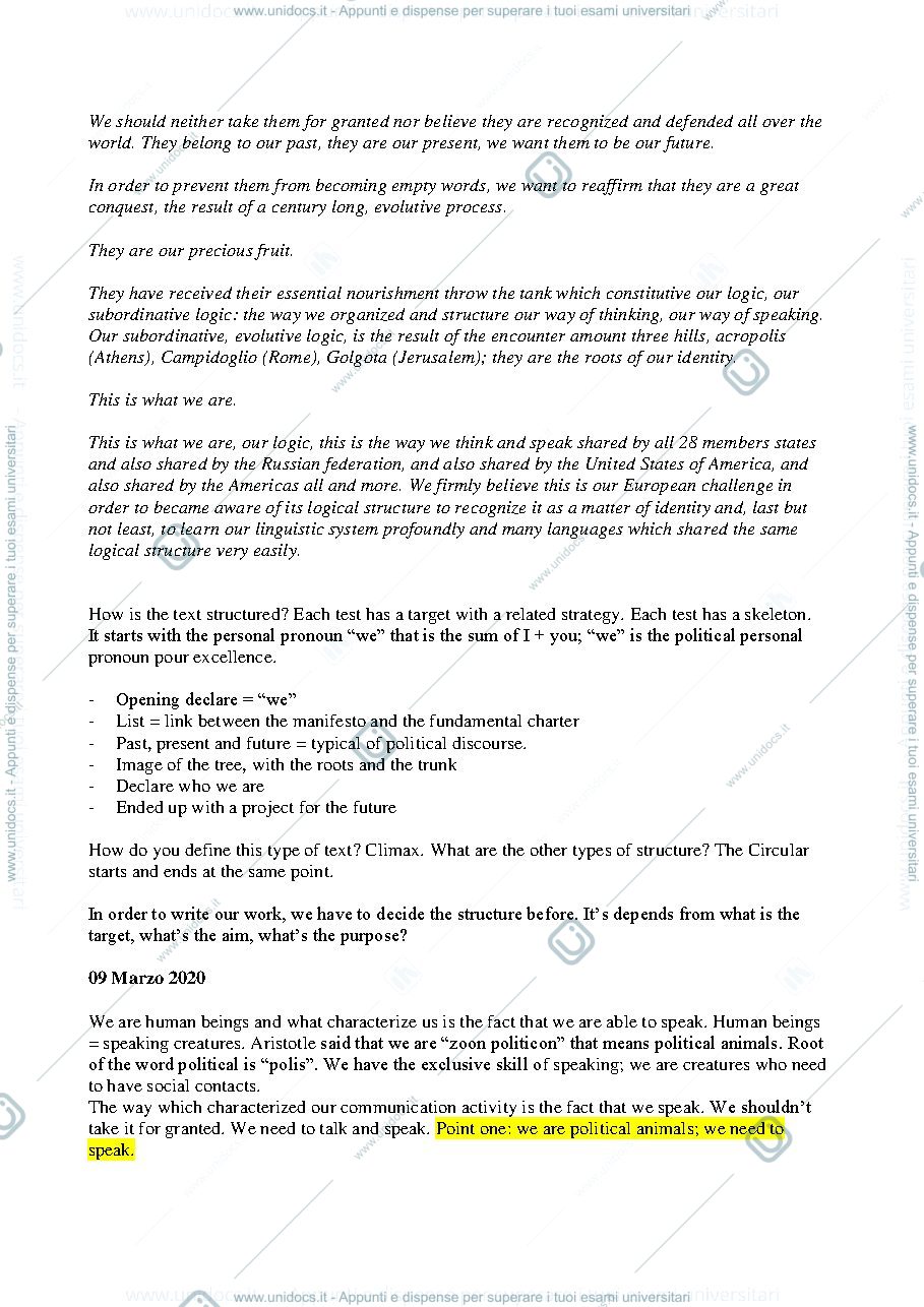 Anteprima pagina 2 — Linguistic analysis 