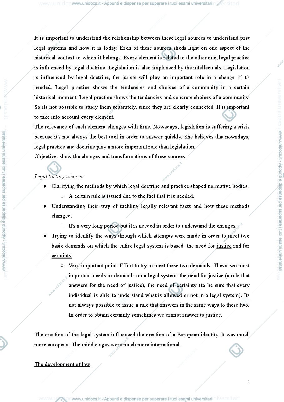 Anteprima pagina 2 — European History of Law - Clases