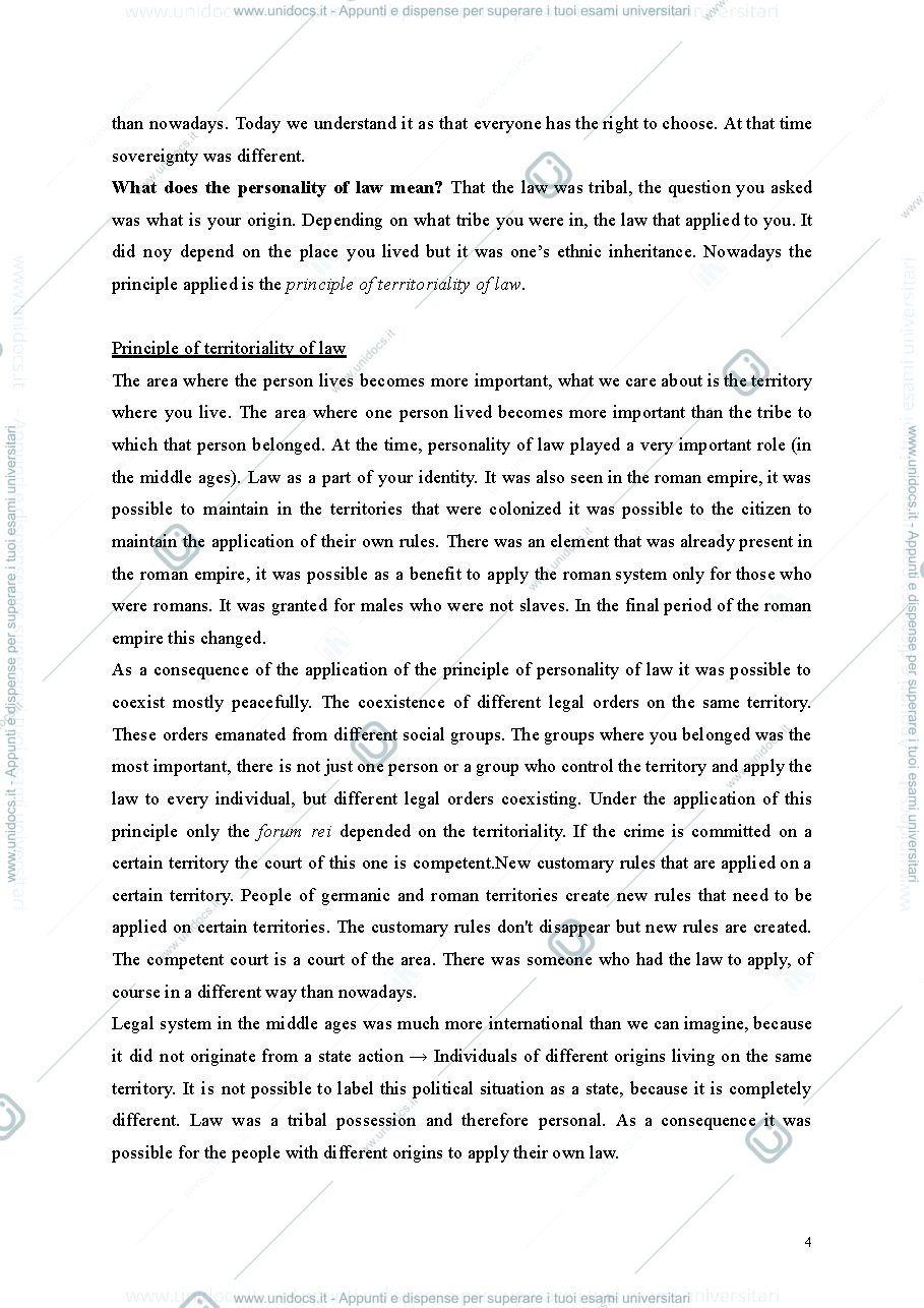 Anteprima pagina 4 — European History of Law - Clases