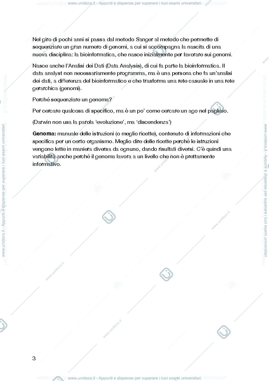 Anteprima pagina 3 — Evoluzione dei genomi animali