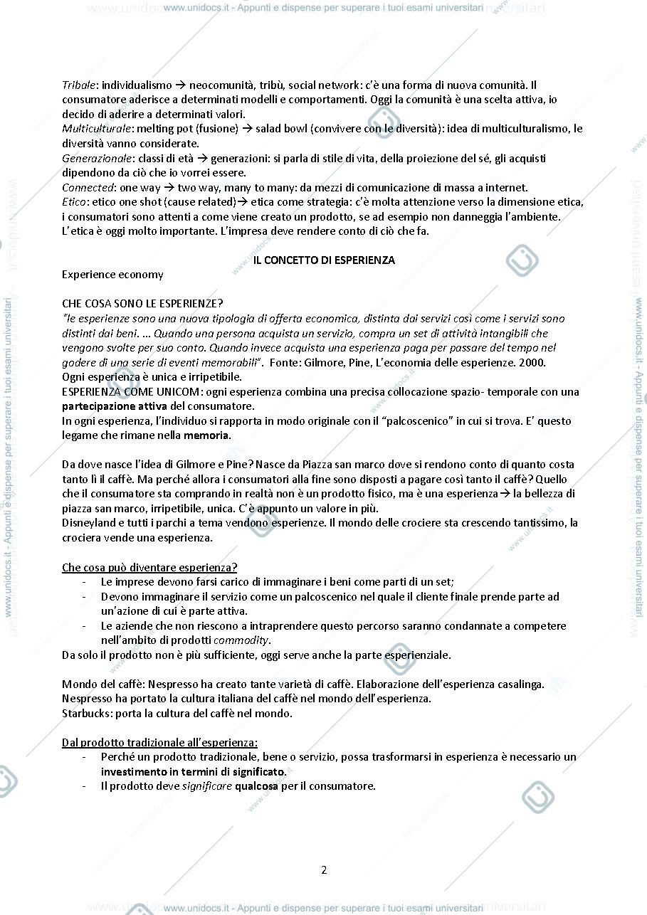 Anteprima pagina 2 — slide experience marketing