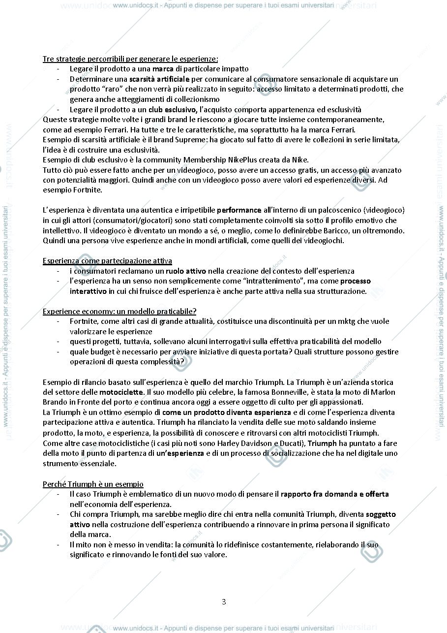Anteprima pagina 3 — slide experience marketing