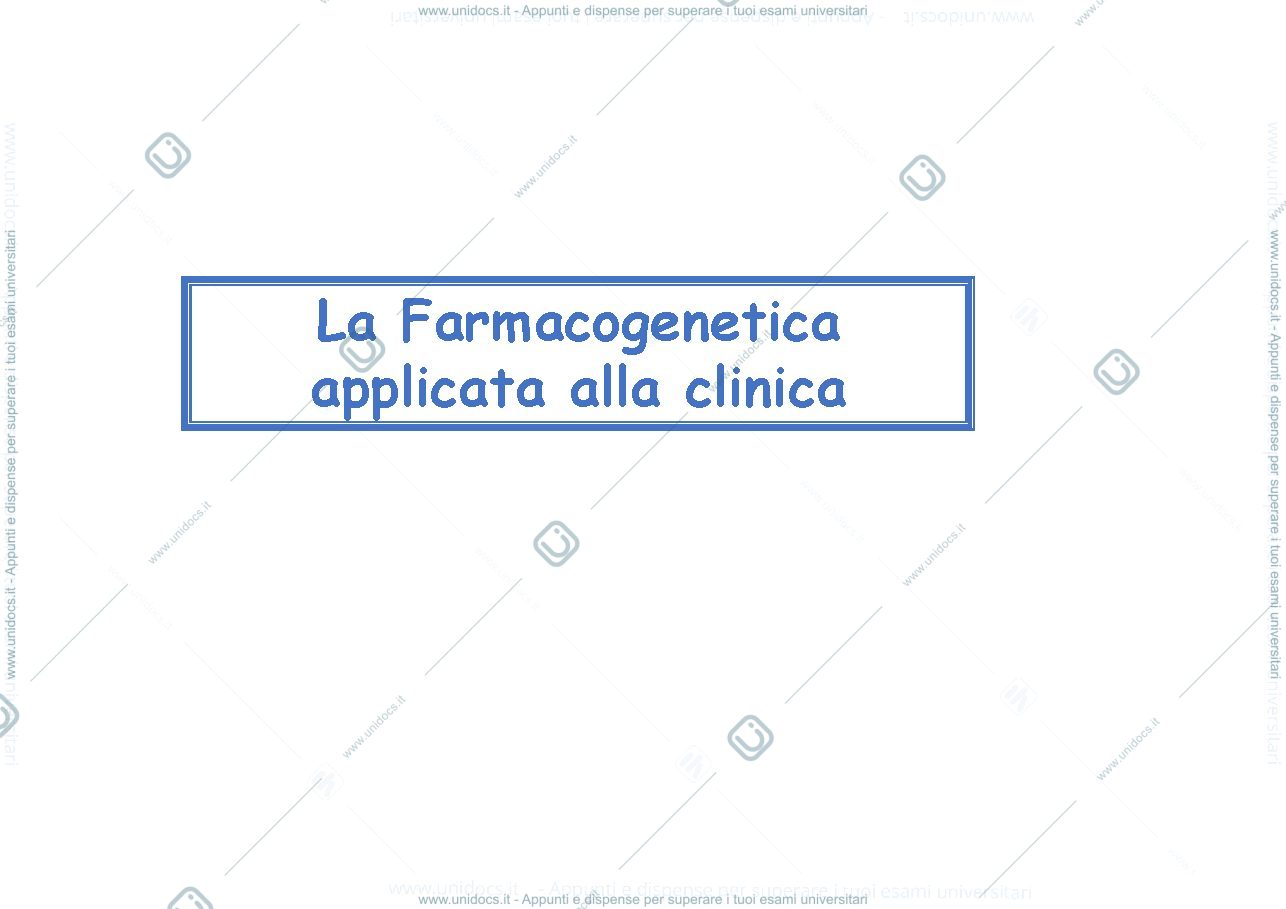 Anteprima pagina 1 — farmacogenomica