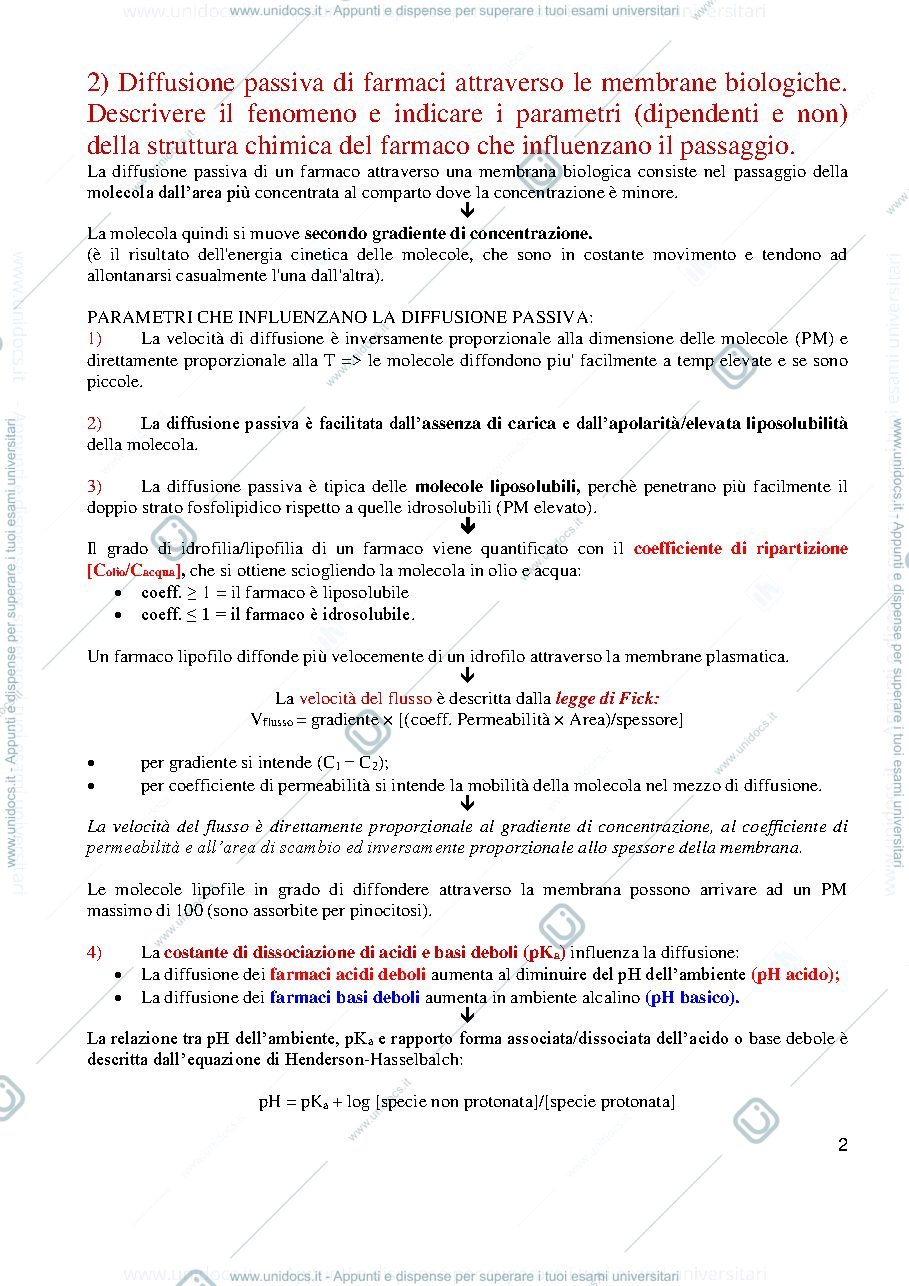 Anteprima pagina 2 — Domande e risposte farmacognosia