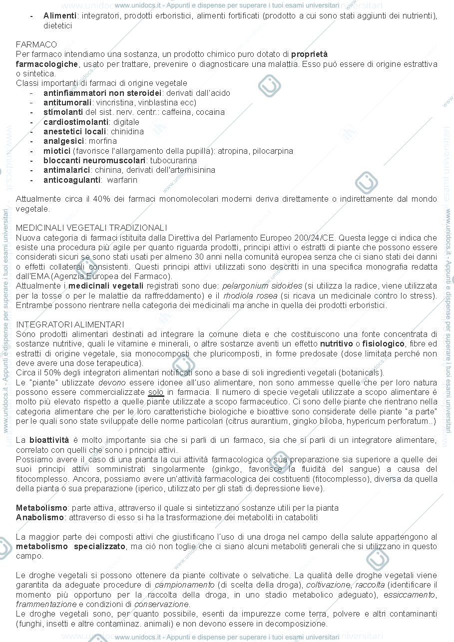 Anteprima pagina 2 — Farmacognosia