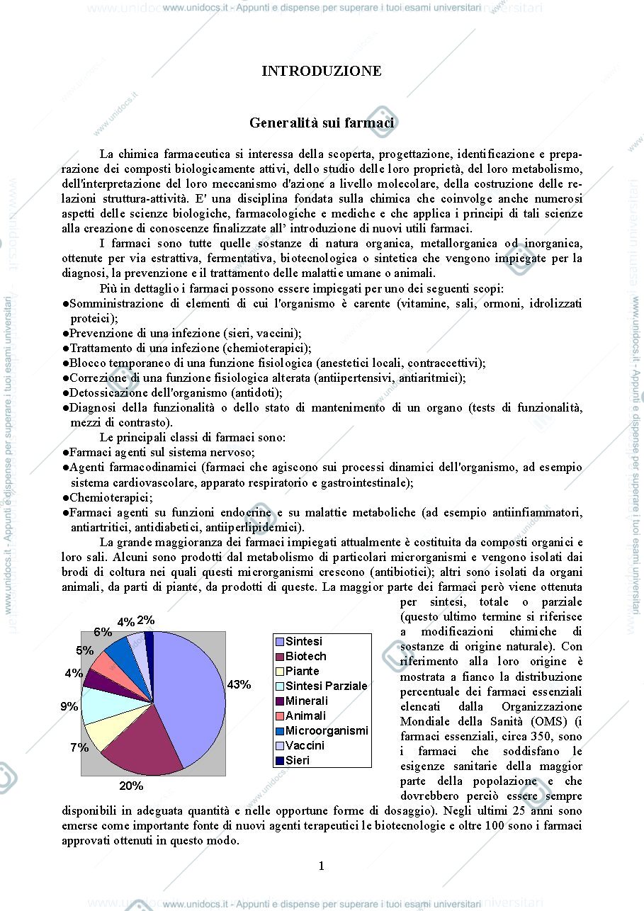 Anteprima pagina 1 — Farmacologia generale