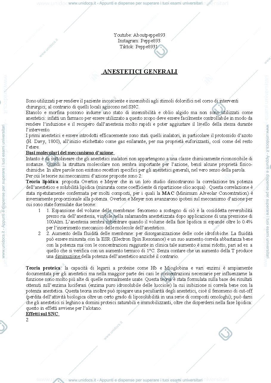 Anteprima pagina 1 — farmacologia