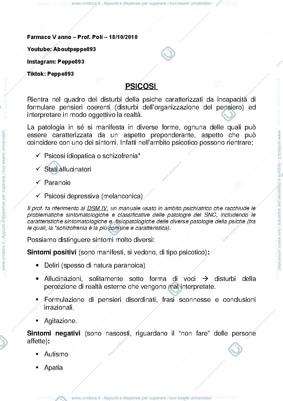 Anteprima pagina 1 — Psicosi
