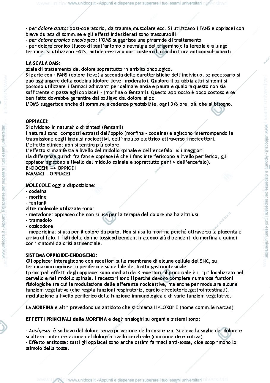 Anteprima pagina 2 — FARMACOLOGIA II ANNO INFERMIERISTICA
