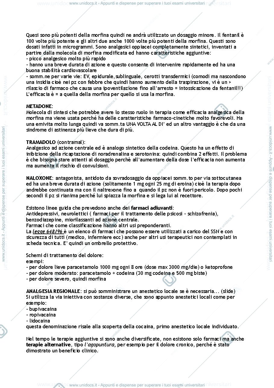 Anteprima pagina 4 — FARMACOLOGIA II ANNO INFERMIERISTICA