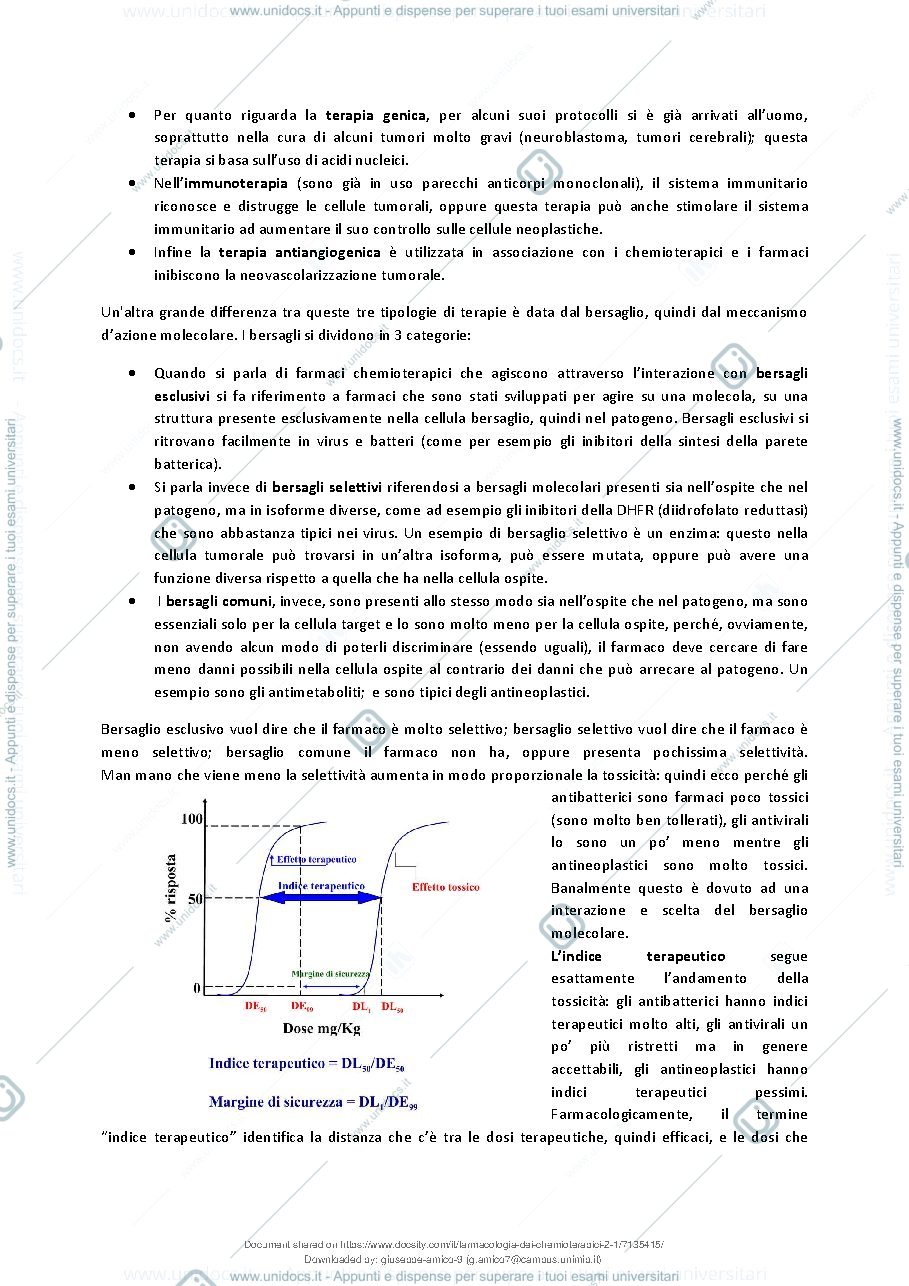 Anteprima pagina 3 — Farmacologia dei chemioterapici 