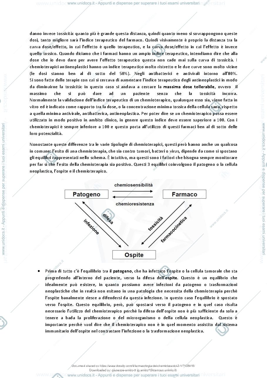 Anteprima pagina 4 — Farmacologia dei chemioterapici 