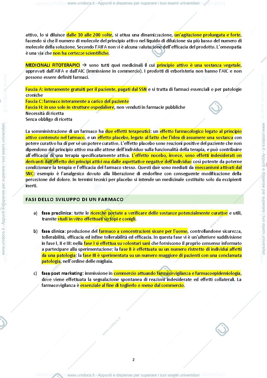 Anteprima pagina 2 — Farmacologia