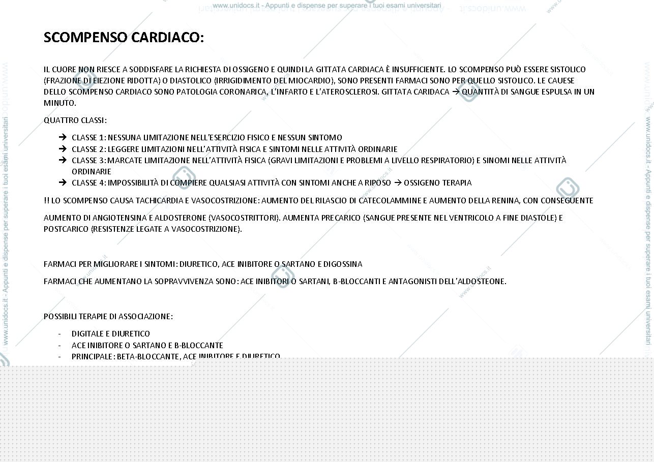 Anteprima pagina 1 — Scompenso cardiaco