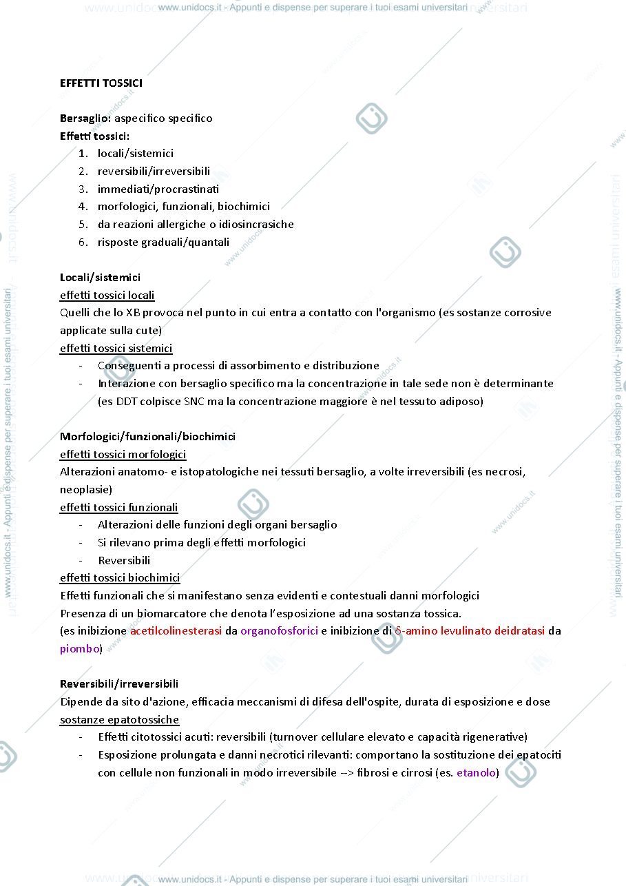 Anteprima pagina 3 — Tossicologia 1 