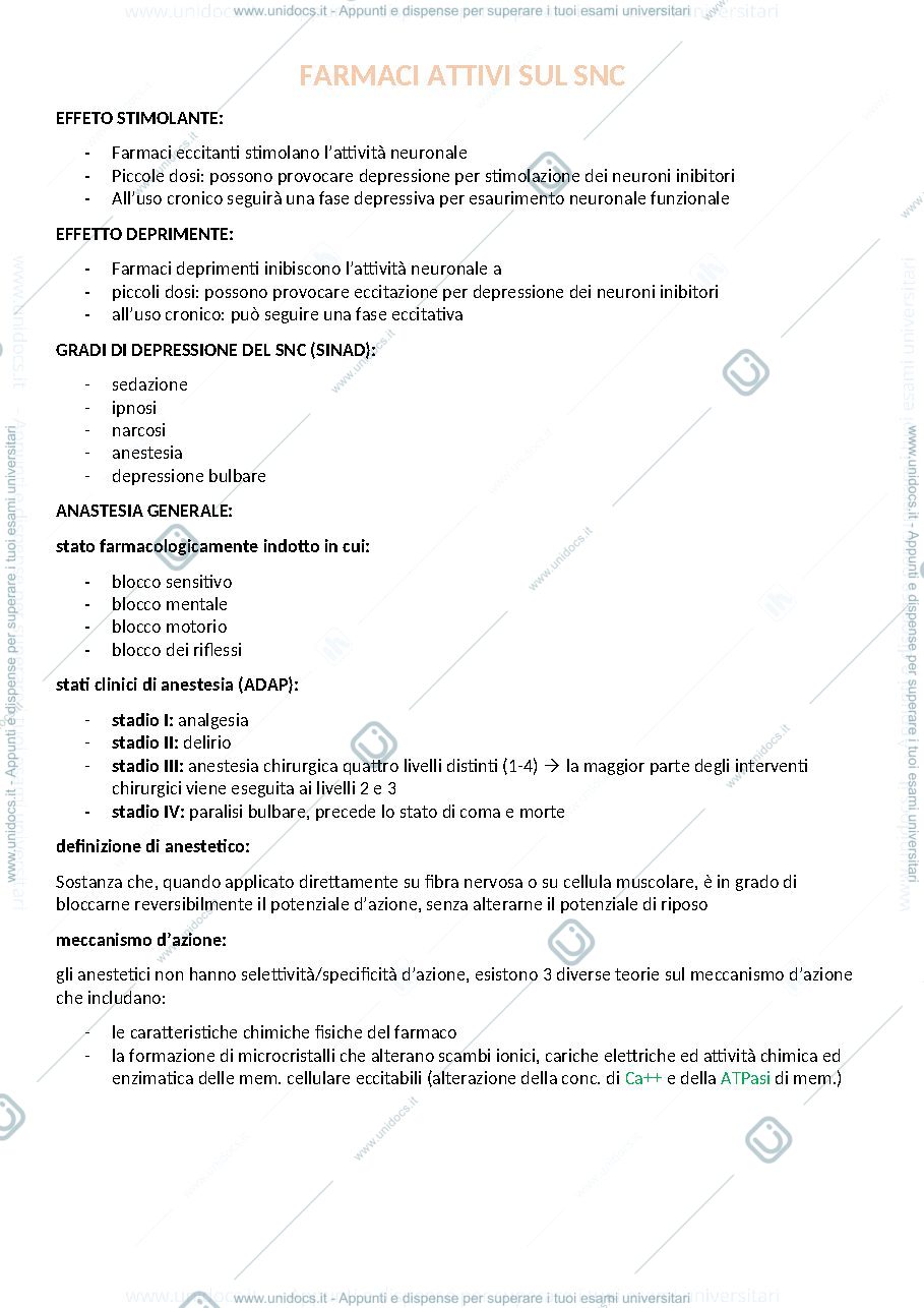 Anteprima pagina 1 — Farmaco speciale completo 