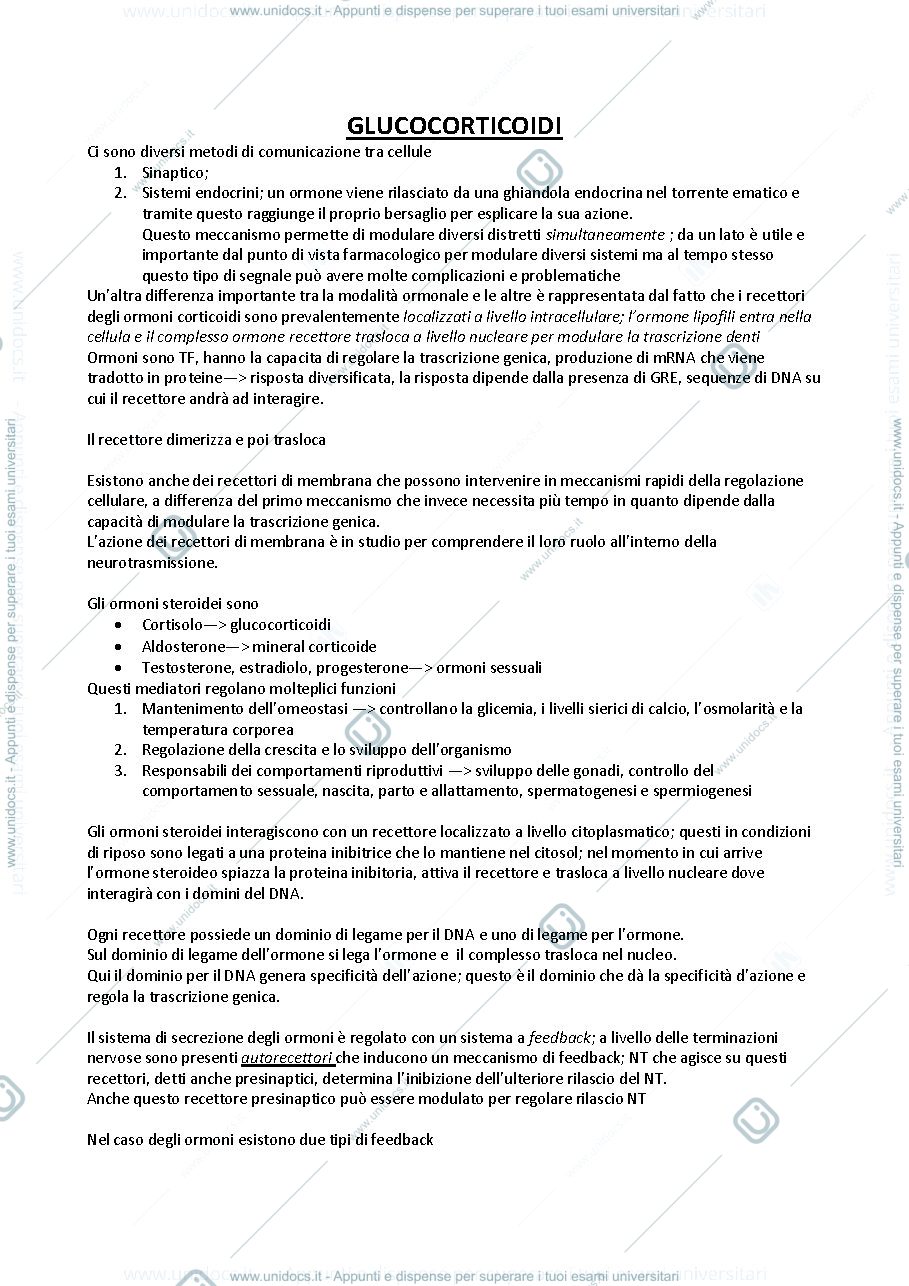 Anteprima pagina 1 — Glucocorticoidi