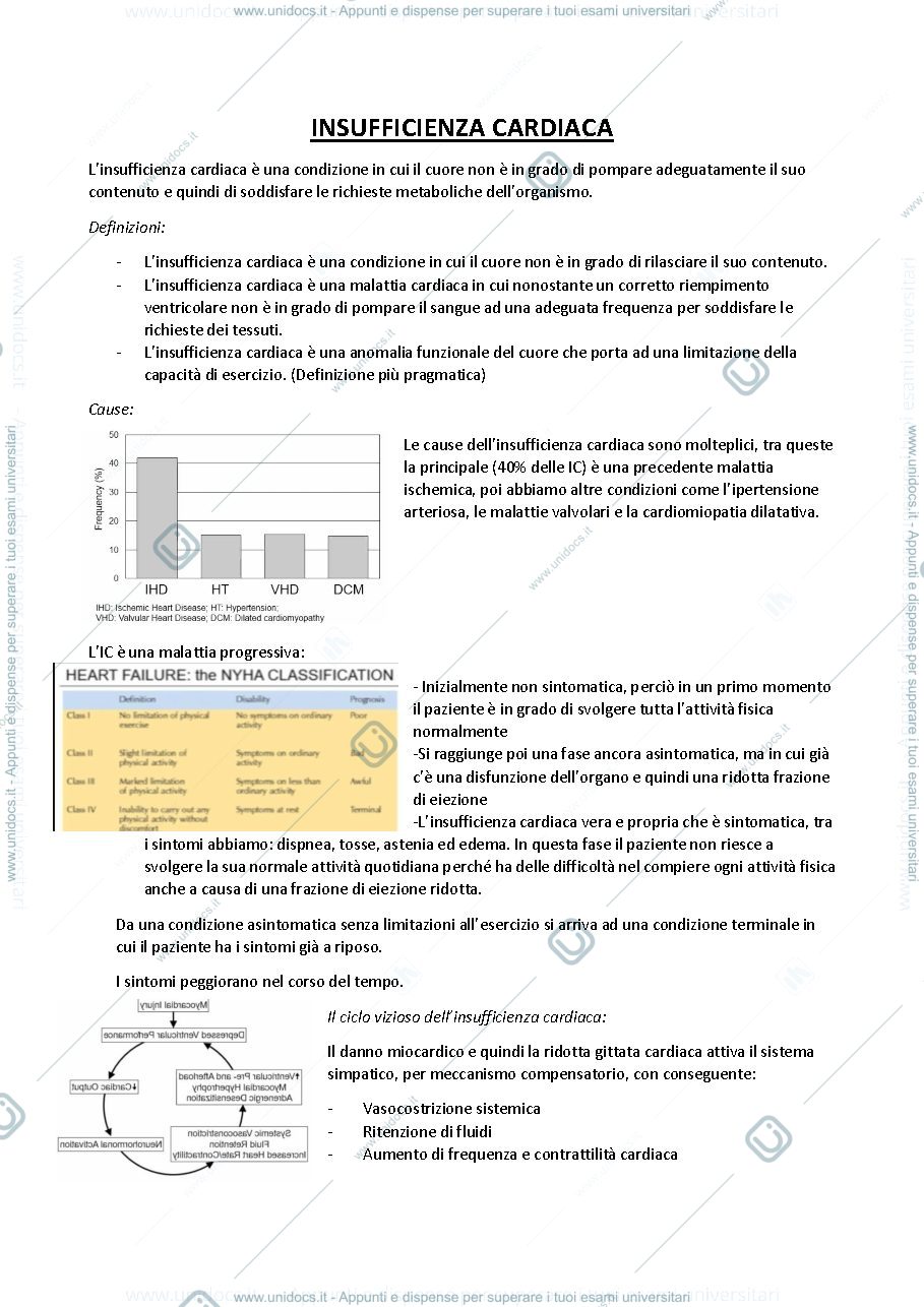 Anteprima pagina 1 — Insufficienza cardiaca