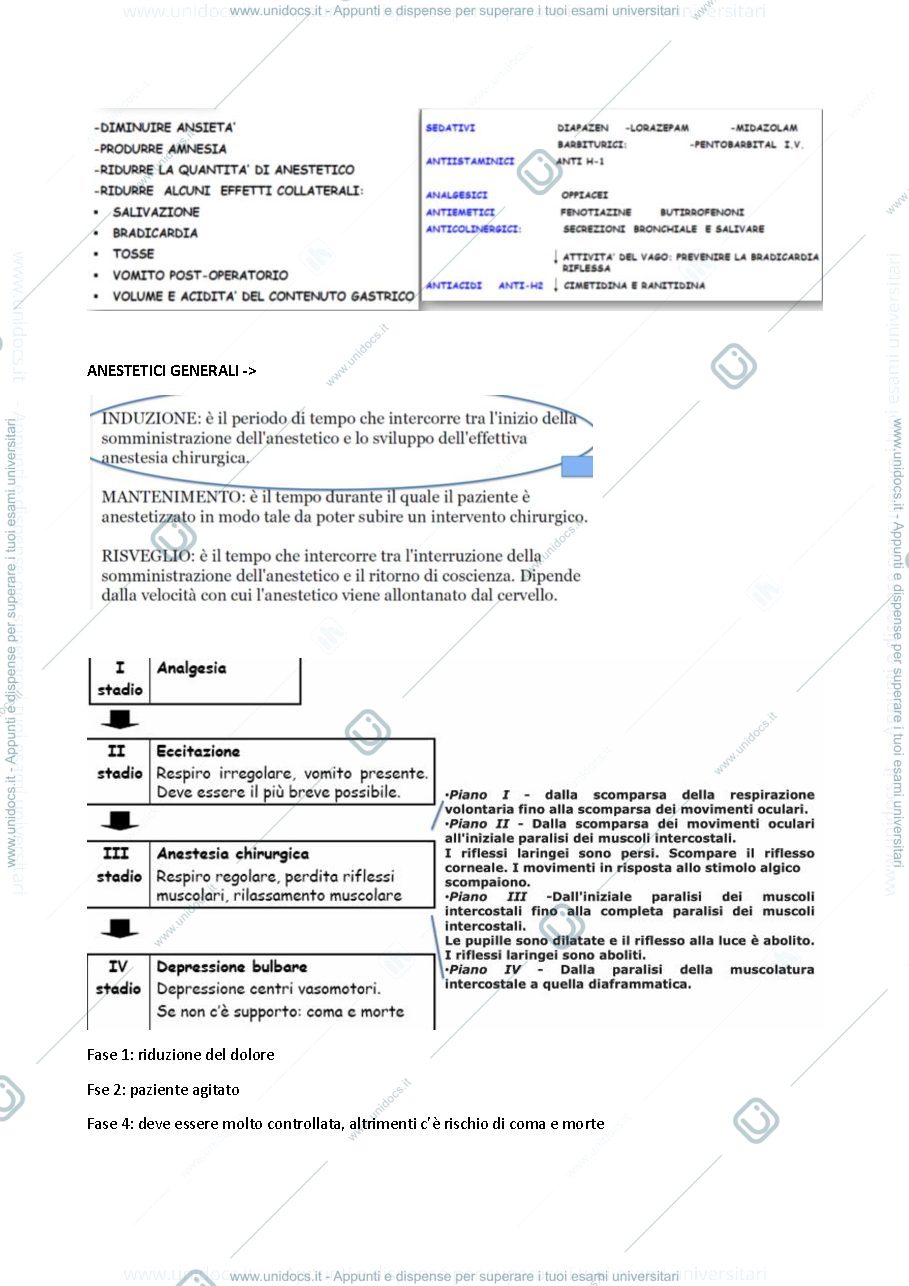 Anteprima pagina 2 — Anestetici e oppioidi
