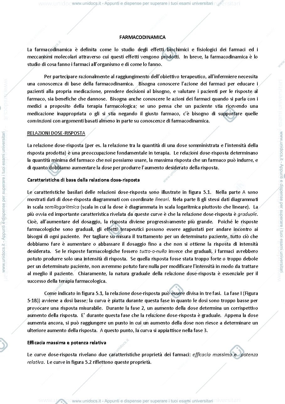 Anteprima pagina 1 — farmacodinamica