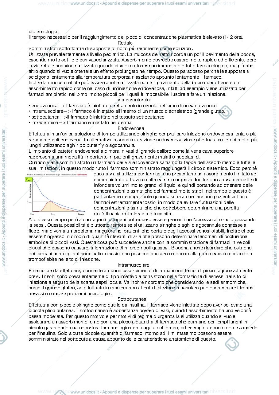 Anteprima pagina 2 — Farmacologia del primo anno di infermieristica 