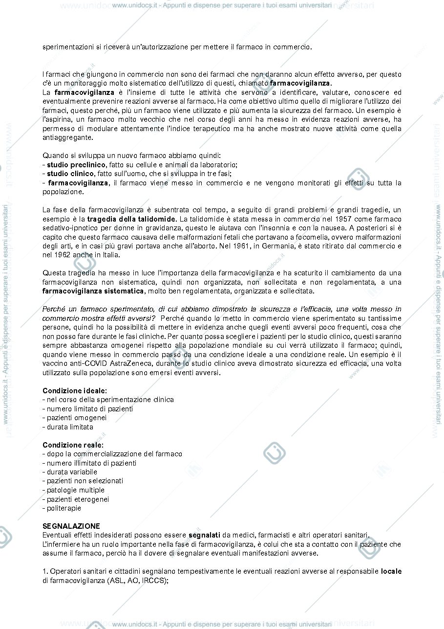 Anteprima pagina 3 — Sbobine farmacologia speciale (modulo 1 e 2), prof. Orabona