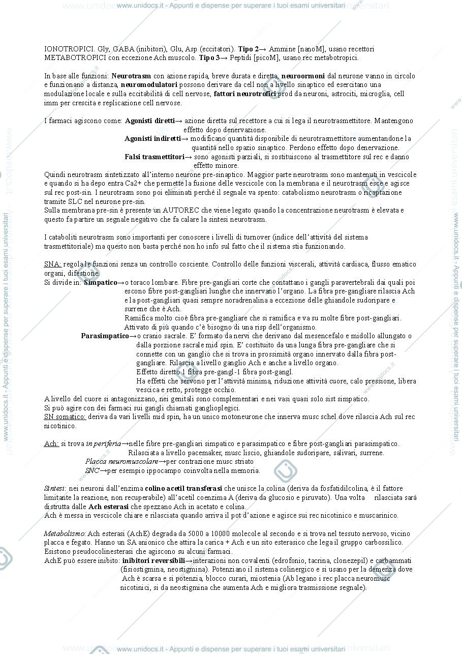 Anteprima pagina 2 — Farmacologia speciale