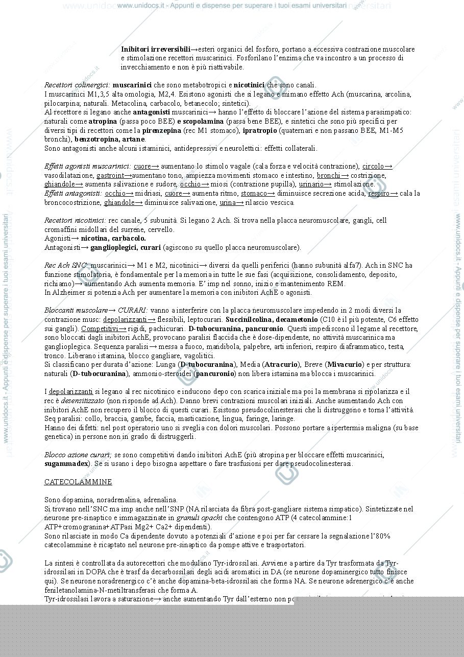 Anteprima pagina 3 — Farmacologia speciale