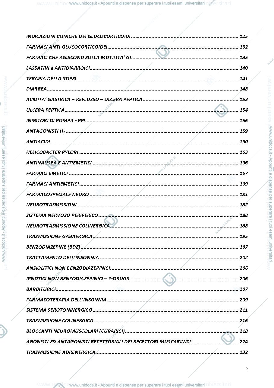 Anteprima pagina 4 — FARMACOLOGIA