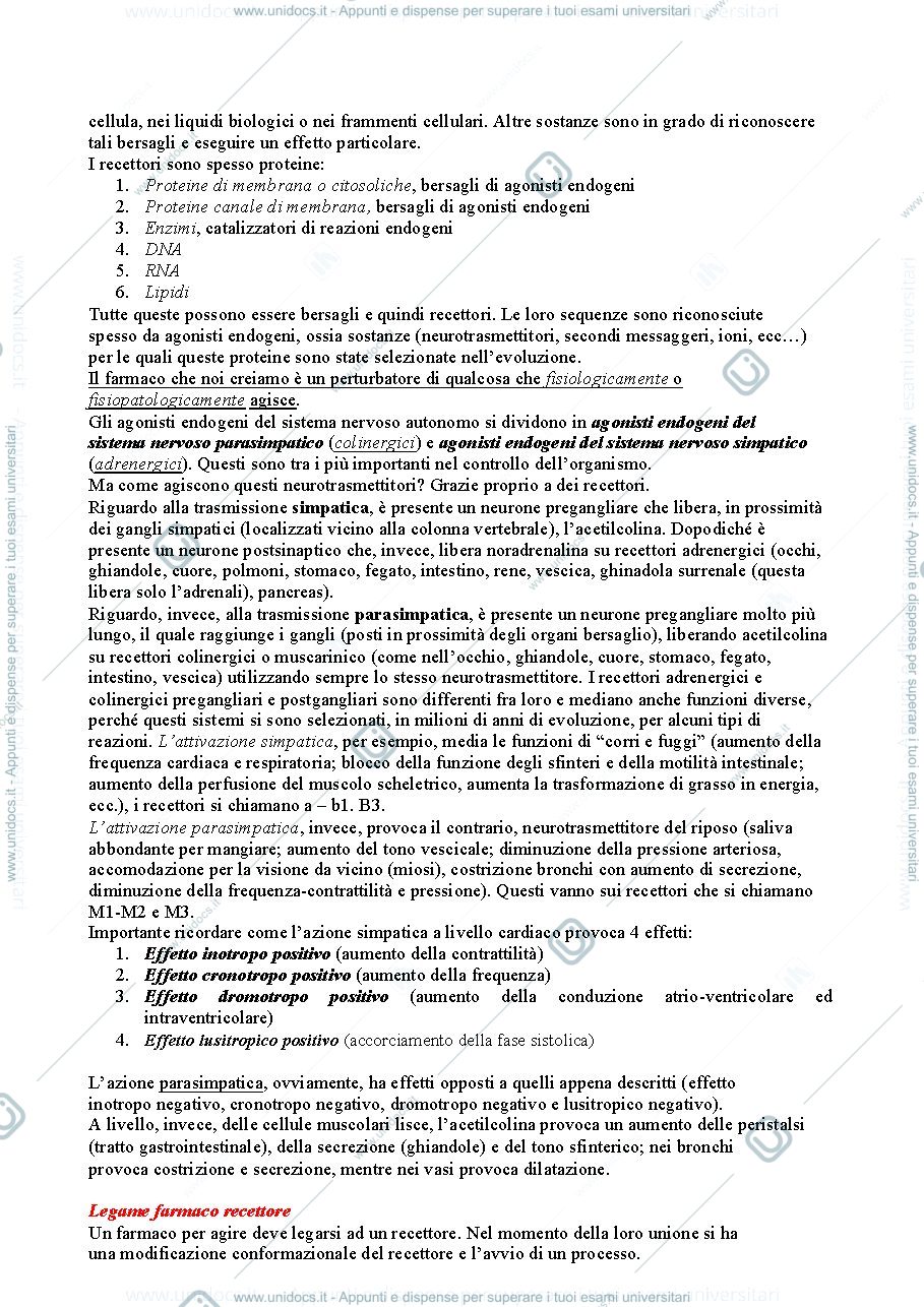 Anteprima pagina 4 — Farmacologia e Tossicologia
