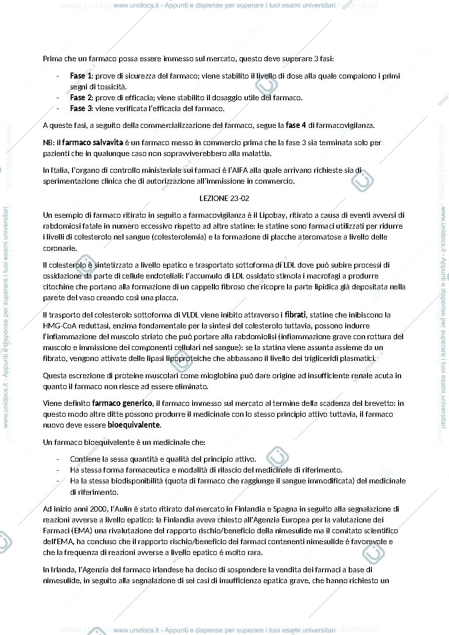 Anteprima pagina 2 — Farmacologia