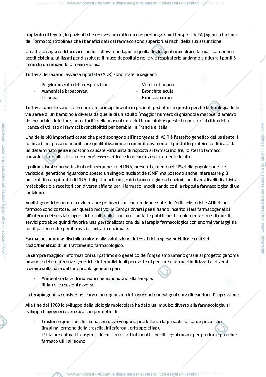Anteprima pagina 3 — Farmacologia
