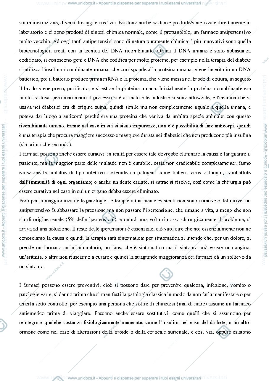 Anteprima pagina 2 — Farmacologia