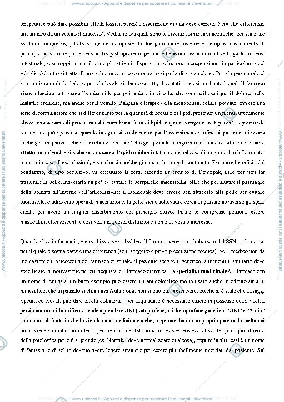 Anteprima pagina 4 — Farmacologia