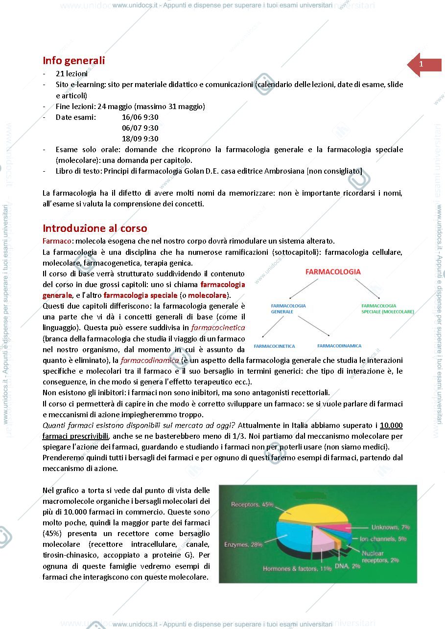 Anteprima pagina 2 — Dispensa Farmacologia