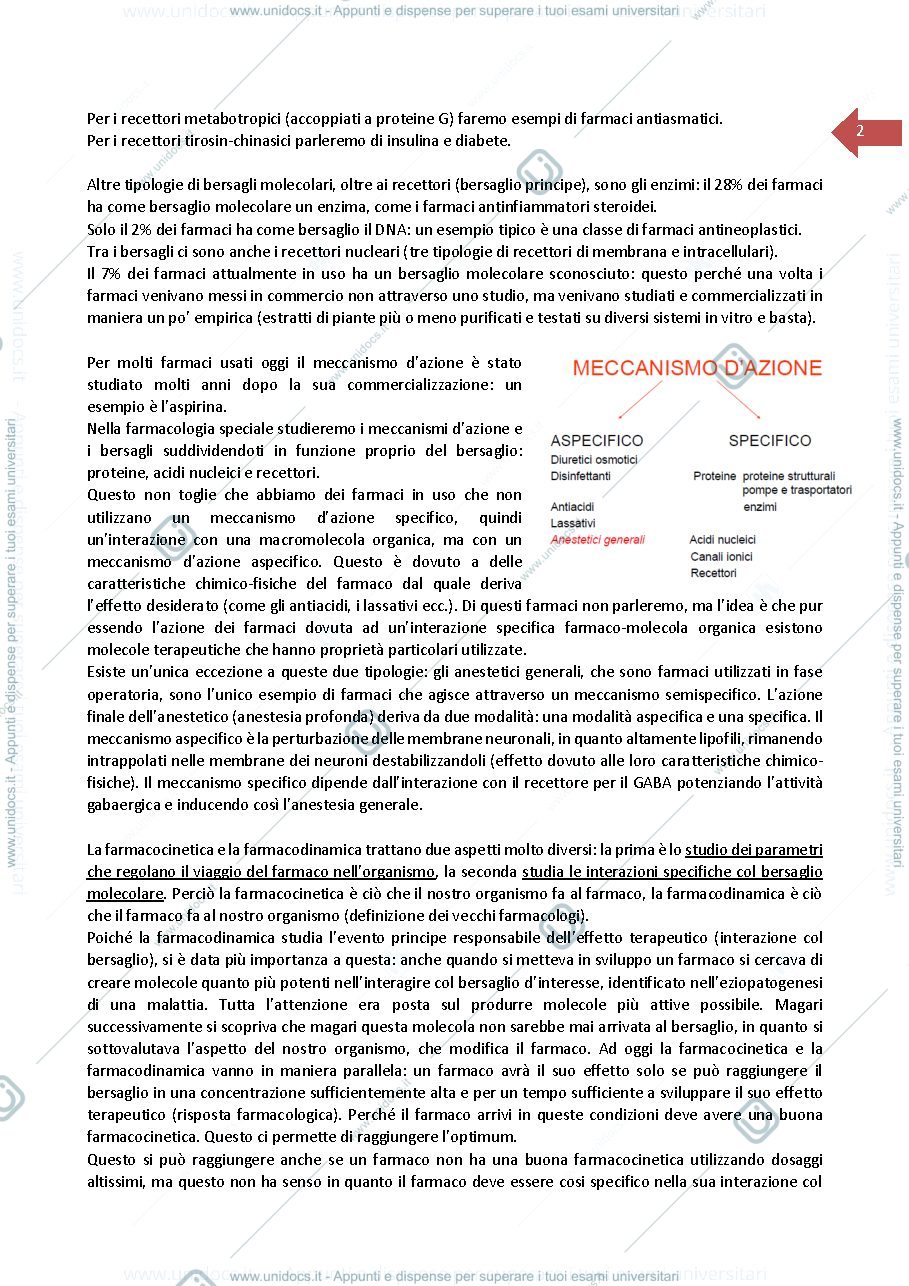 Anteprima pagina 3 — Dispensa Farmacologia