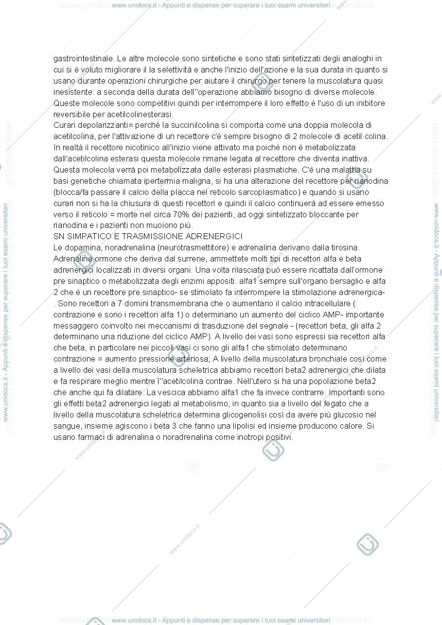 Anteprima pagina 3 — Farmacologia 