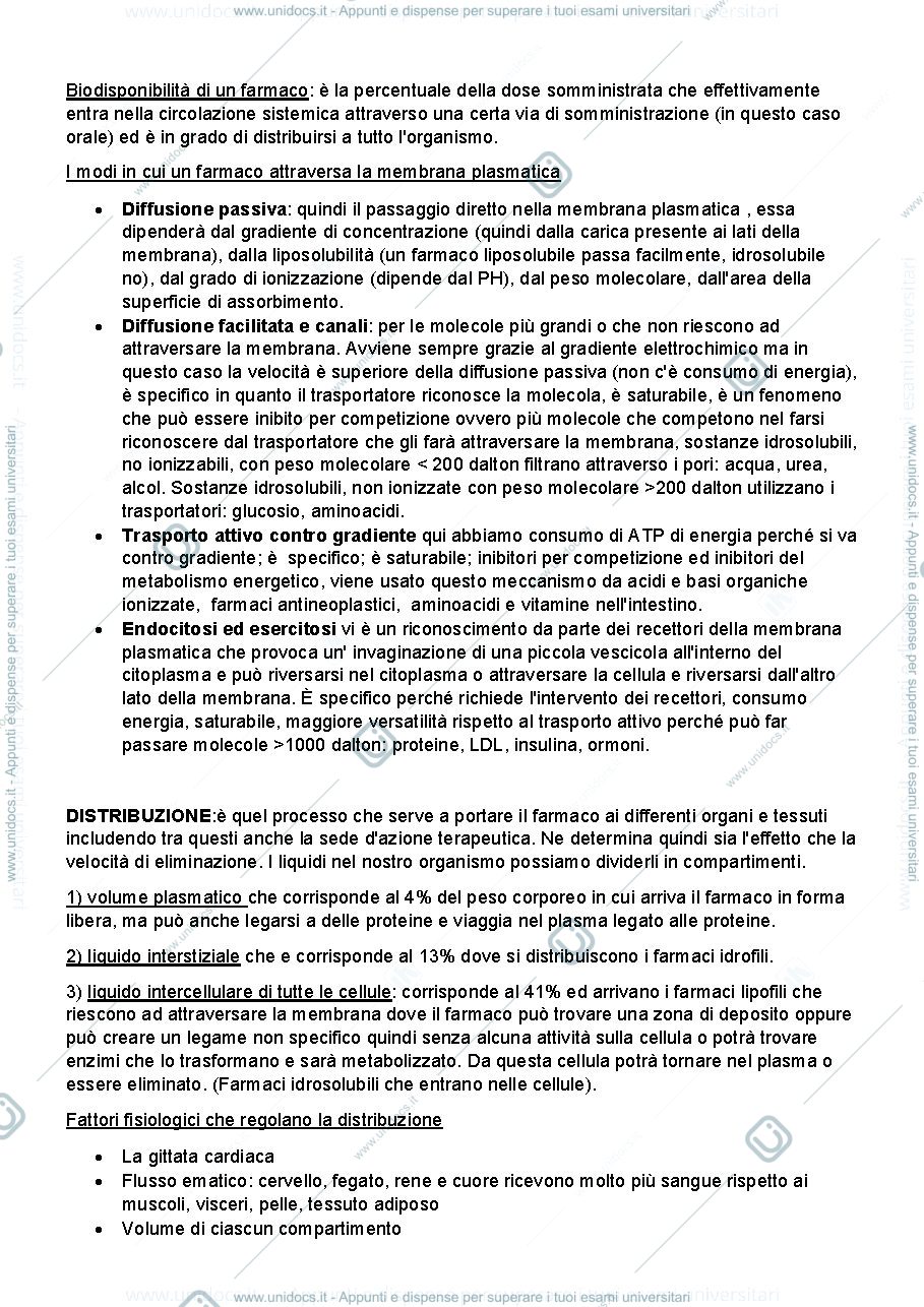 Anteprima pagina 2 — Farmacologia 