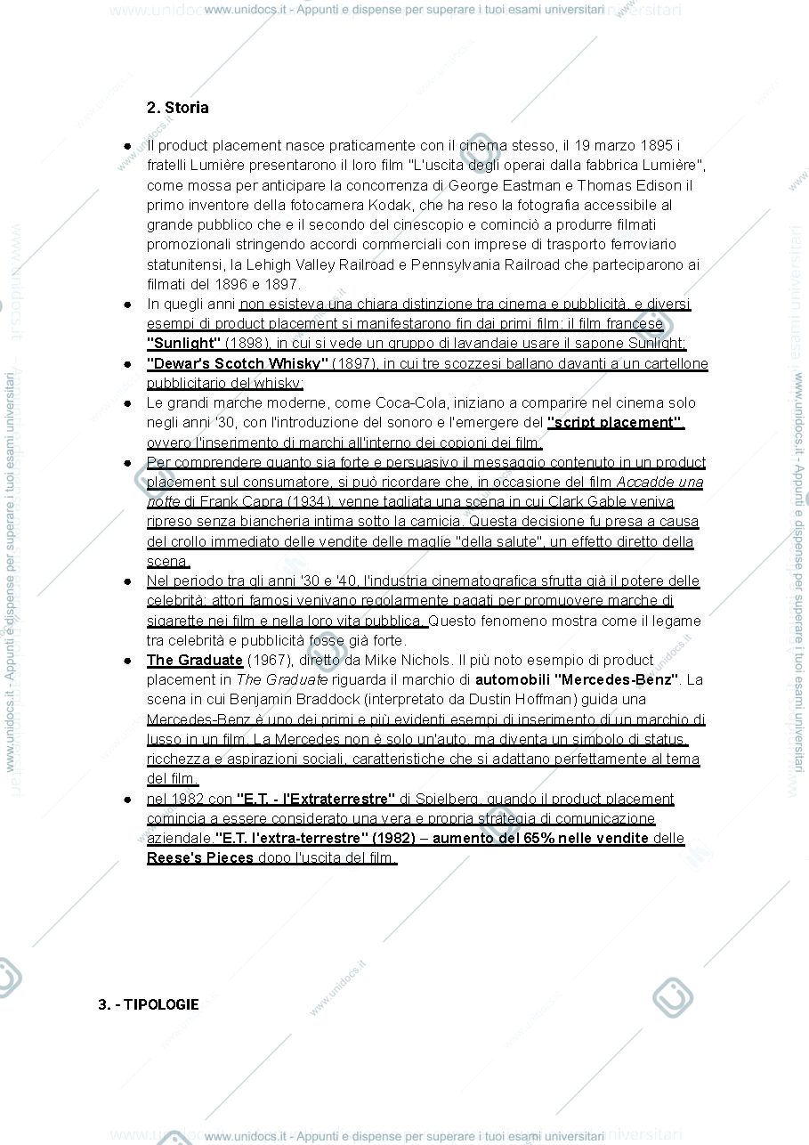 Anteprima pagina 3 — Product placement
